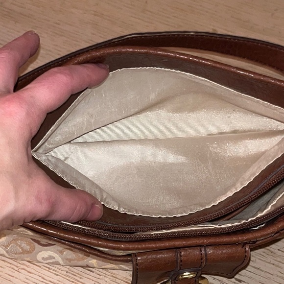 Etienne Aigner Vintage Logo Baguette Bag Purse Handbag 1990’s - Picture 11 of 16